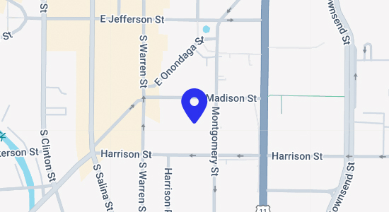 Syracuse Office Map
